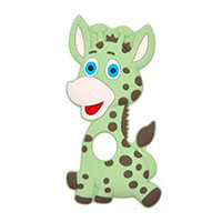 Жирафик синие глазки Лён