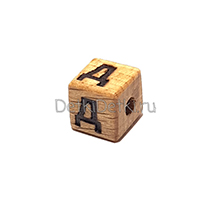 буква Д (бук, тиснение)