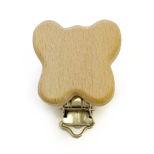 Бабочка клипса деревянная 2 (без покрытия)