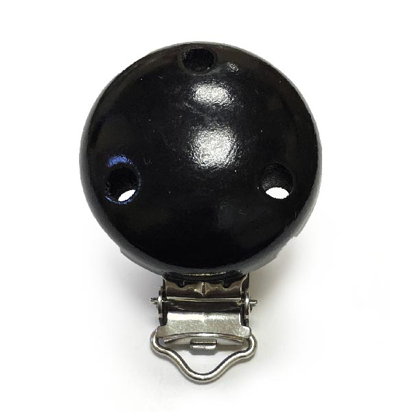 Клипса Черный (деревянная, германия)