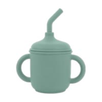 Поильник Кружка с трубочкой Oil Green(Завод 1)