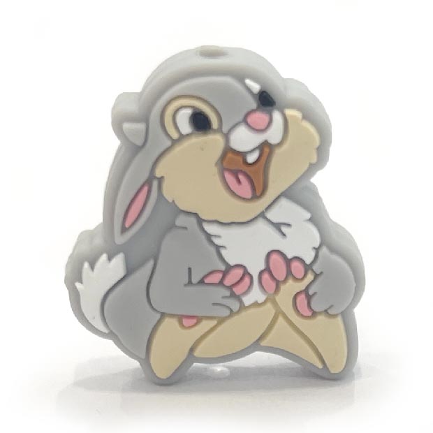 Кролик милашка мини Светло серый