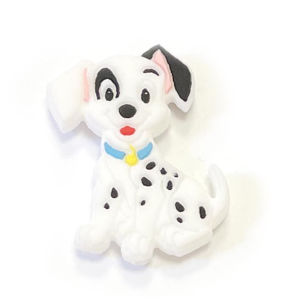 Далматинец мини голубой ошейник