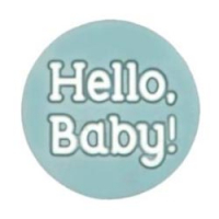 Бусина Hello Baby powder blue