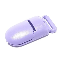 Клипса пластиковая 2 фиолетовая