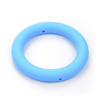 кольцо синие силиконовое 65 мм