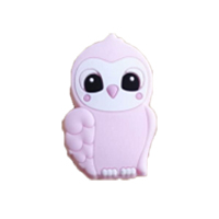 Сова мини розовая