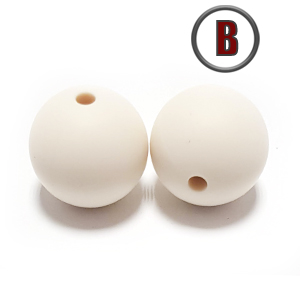 бусина Ivory 15 мм. (в цвет пустышки BIBS)