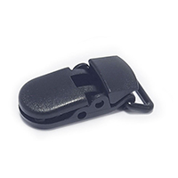 Клипса пластиковая 1 черная