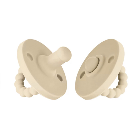 Пустышка Телесная силиконовая в пластиковом боксе