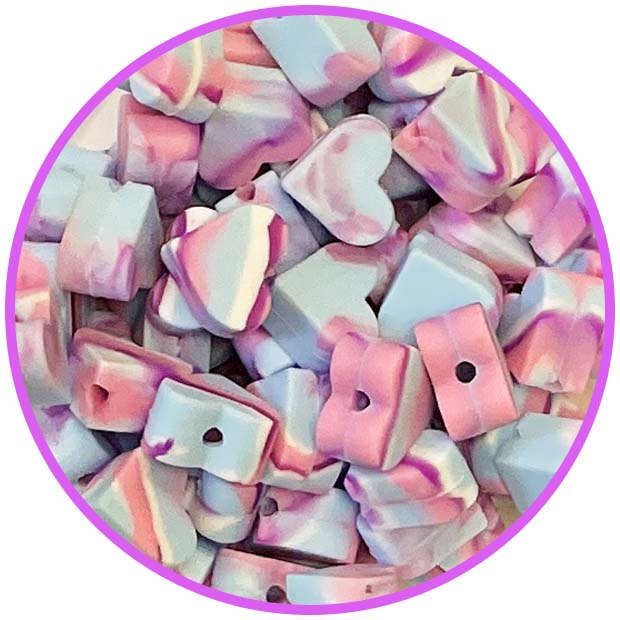 Сердечко мини Северное Сияние