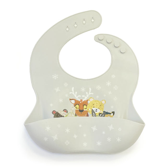 Нагрудник зверятки Light Grey