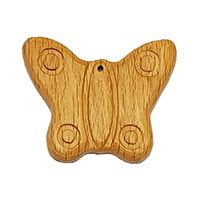 Подвеска Бабочка из бука