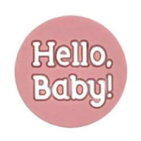 Бусина Hello Baby blush