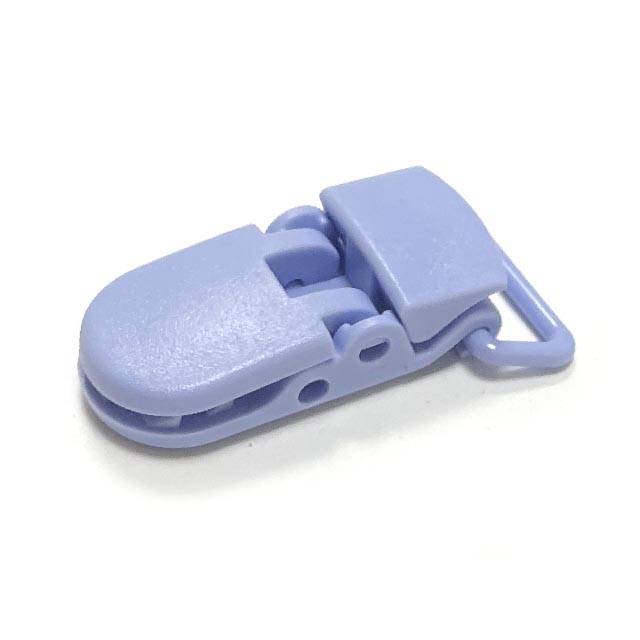 Клипса пластиковая 1 Серо голубой