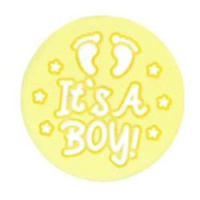 Бусина It's a Boy крем