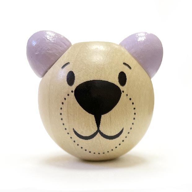 Мишка 3 сиреневые ушки