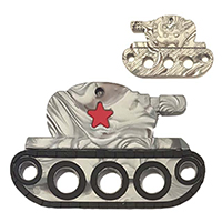 Танк мрамор серый