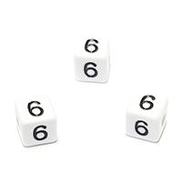 цифра 6 акрил