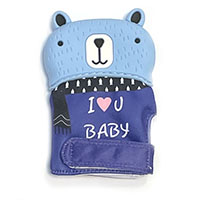 Варежка грызунок мишка Синий Темно синий