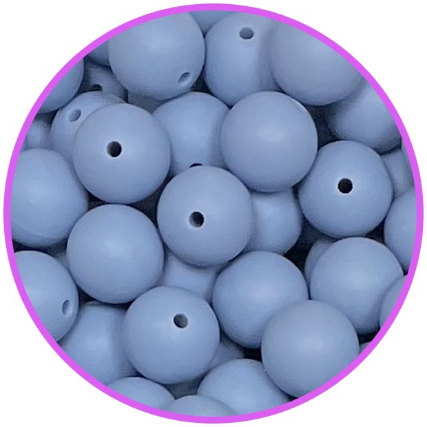 бусина Powder Blue 15 мм (Завод 1)