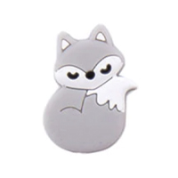 Лиса 2 мини светло серый