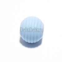 бусина Рифленая pastel blue