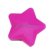 звезда 1  темно розовый