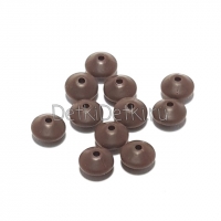 Линза 12 мм Шоколад силиконовая