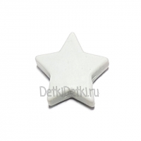 звезда средняя светло серая