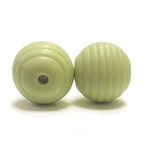 бусина Рифленая Лён