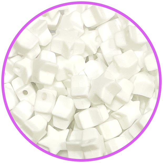 звезда мини белая