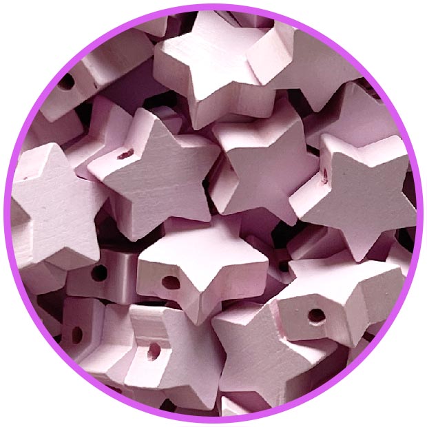 Звезда нежно розовая (дерево германия)