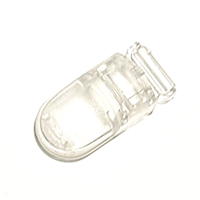 Клипса пластиковая 2 прозрачная