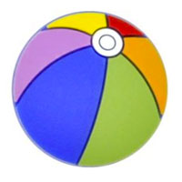 Мяч надувной мини Синий