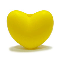 Сердечко желтое