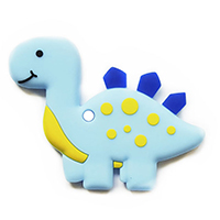 Динозаврик нежно голубой