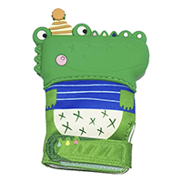 Варежка грызунок крокодил зеленый