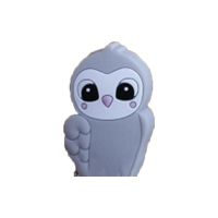 Сова мини светло серая