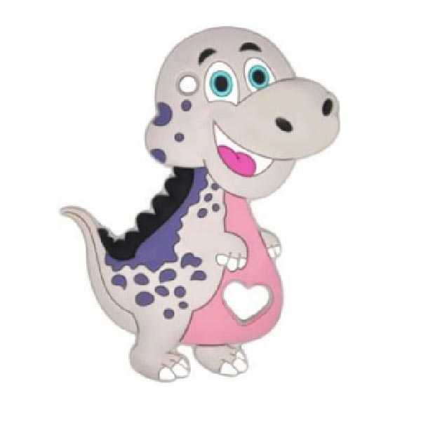 Динозаврик с сердечком Rosy Brown