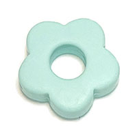 Цветок с отверстием лазурный