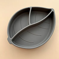 Тарелка Ficus Leaf (Пепел)