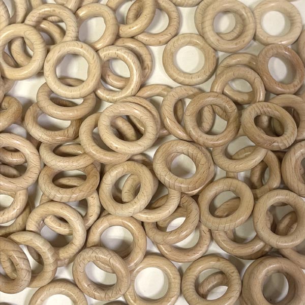 Кольцо из бука 10 шт  Д (30*6 мм.)