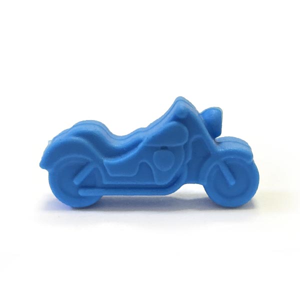 Мотоцикл голубой