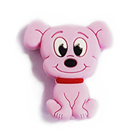 Собачка мини розовая