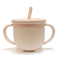 Поильник силиконовый Pastel pink (Завод 2)