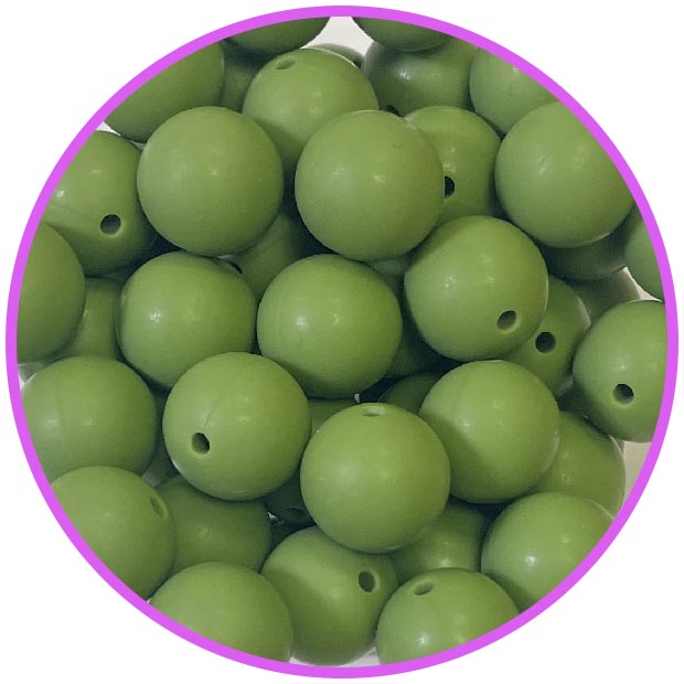 бусина Army green 9 мм