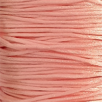 Шнур атласный нежно розовый  1 метр