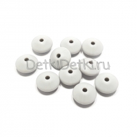 Линза 12 мм Светло серая силиконовая