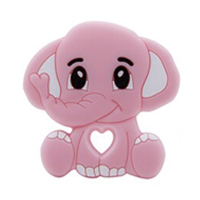 Слоник нежно розовый